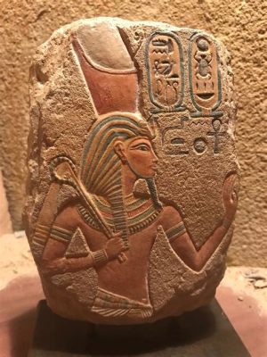  Fragment av en Relief med Levande Figur! - En Studera i Egyptisk Konst från Andra Sekeln