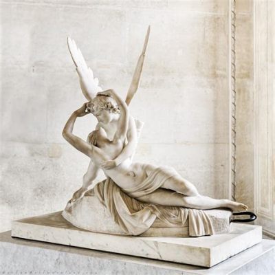  Psyche Revived by Cupid's Kiss - En Öm Romantisk Sken Med Renässansens Influence!